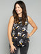 The Tie Back Tank - Toucan / Mini Dot